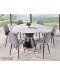 4.5ft Sintered Stone Dining Set (1+6) 4.5ft Sintered Stone Dining Set (1+6)