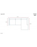 8682 L-SHAPE SOFA
