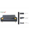 Sofa Bed With 2 Pillows (3 Seater) Sofa Bed With 2 Pillows (3 Seater)